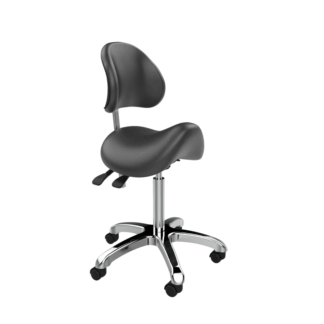 Emma Spa Technician Stool with Backrest - Kaemark