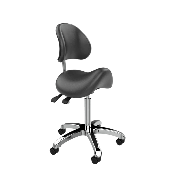 Emma Spa Technician Stool with Backrest - Kaemark