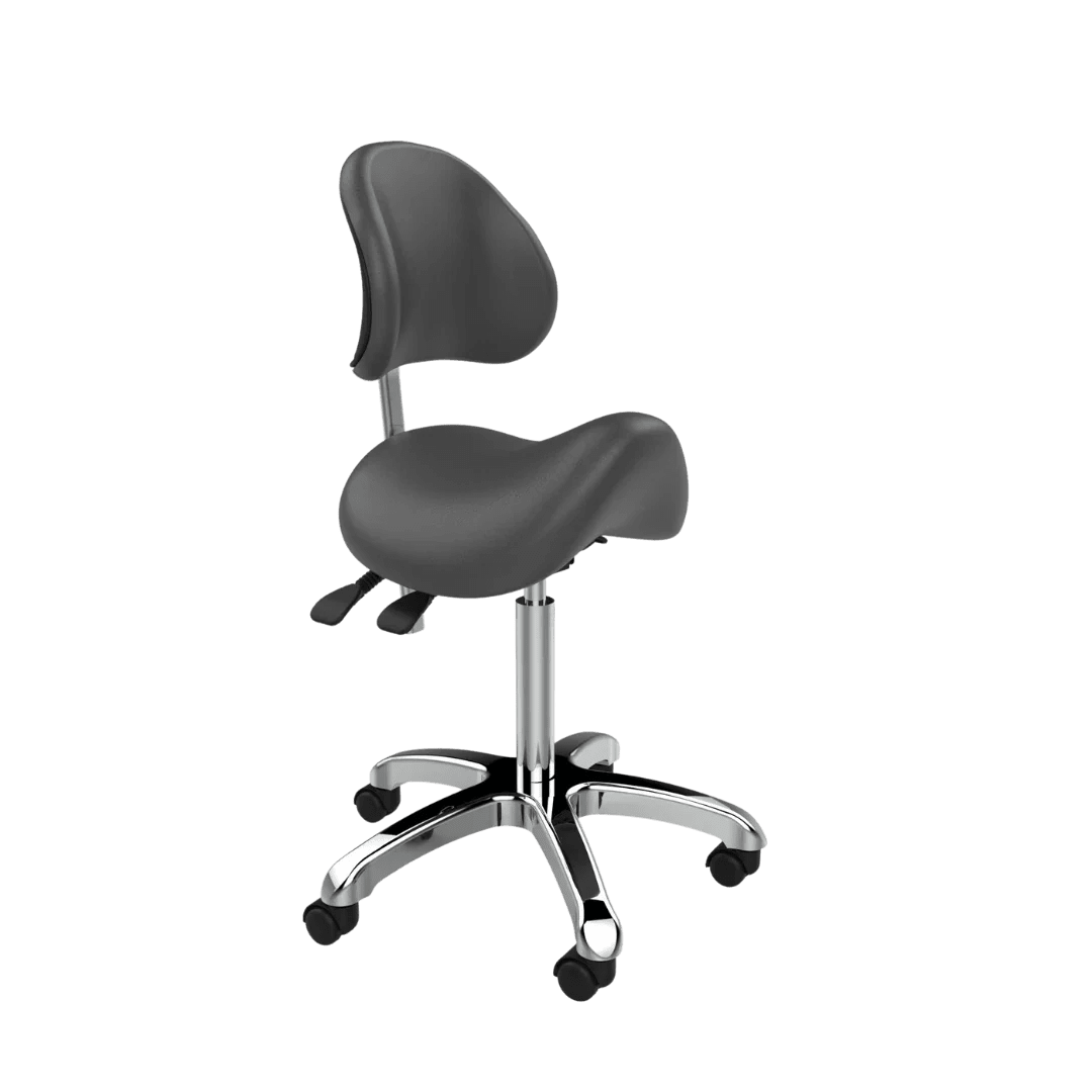Emma Spa Technician Stool with Backrest - Kaemark