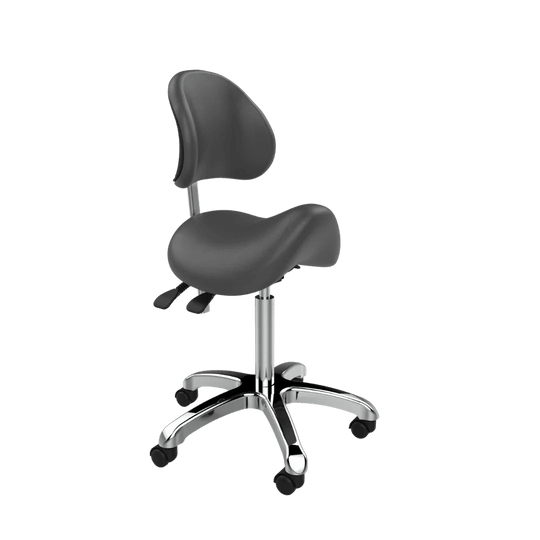Emma Spa Technician Stool with Backrest - Kaemark