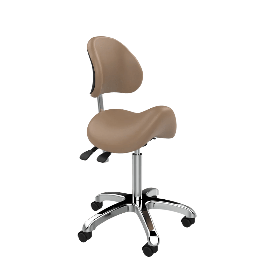 Emma Spa Technician Stool with Backrest - Kaemark