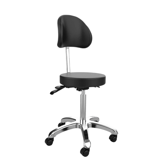 Harper Spa Technician Stool with Backrest - Kaemark