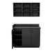 VetPro ER - 47" Wall-Mount Shelves and Base Cabinet Exam Room Veterinary Cabinets - Kaemark
