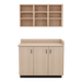 VetPro ER - 47" Wall-Mount Shelves and Base Cabinet Exam Room Veterinary Cabinets - Kaemark
