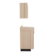 VetPro ER - 47" Wall-Mount Shelves and Base Cabinet Exam Room Veterinary Cabinets - Kaemark