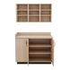 VetPro ER - 47" Wall-Mount Shelves and Base Cabinet Exam Room Veterinary Cabinets - Kaemark