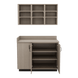 VetPro ER - 47" Wall-Mount Shelves and Base Cabinet Exam Room Veterinary Cabinets - Kaemark
