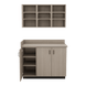 VetPro ER - 47" Wall-Mount Shelves and Base Cabinet Exam Room Veterinary Cabinets - Kaemark