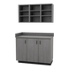 VetPro ER - 47" Wall-Mount Shelves and Base Cabinet Exam Room Veterinary Cabinets - Kaemark