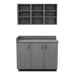 VetPro ER - 47" Wall-Mount Shelves and Base Cabinet Exam Room Veterinary Cabinets - Kaemark