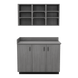 VetPro ER - 47" Wall-Mount Shelves and Base Cabinet Exam Room Veterinary Cabinets - Kaemark