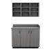 VetPro ER - 47" Wall-Mount Shelves and Base Cabinet Exam Room Veterinary Cabinets - Kaemark
