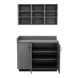 VetPro ER - 47" Wall-Mount Shelves and Base Cabinet Exam Room Veterinary Cabinets - Kaemark