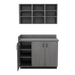VetPro ER - 47" Wall-Mount Shelves and Base Cabinet Exam Room Veterinary Cabinets - Kaemark