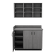 VetPro ER - 47" Wall-Mount Shelves and Base Cabinet Exam Room Veterinary Cabinets - Kaemark