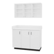 VetPro ER - 47" Wall-Mount Shelves and Base Cabinet Exam Room Veterinary Cabinets - Kaemark