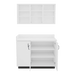VetPro ER - 47" Wall-Mount Shelves and Base Cabinet Exam Room Veterinary Cabinets - Kaemark