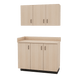 VetPro ER - 47" Wall-Mount Cabinet and Base Cabinet Exam Room Veterinary Cabinets - Kaemark