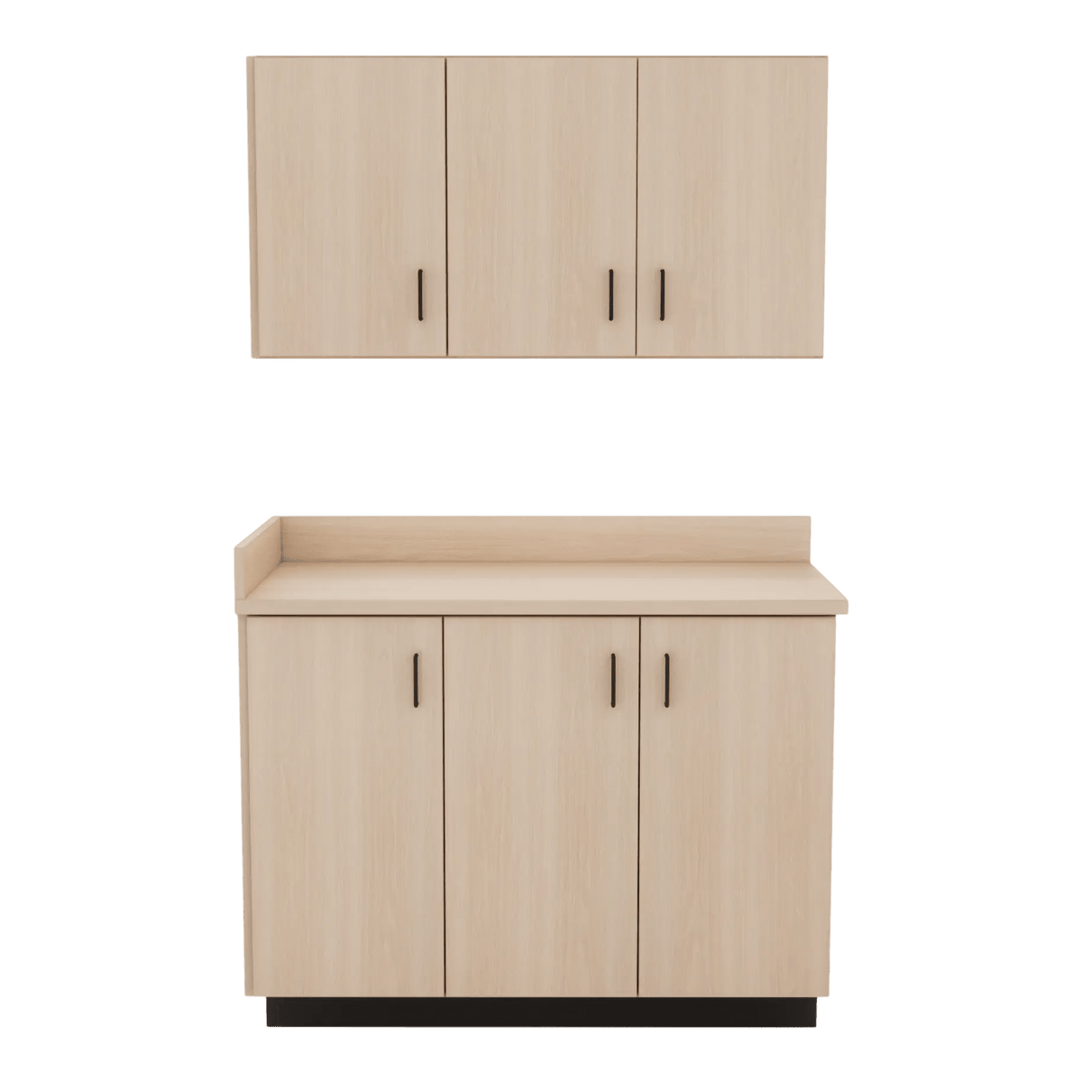 VetPro ER - 47" Wall-Mount Cabinet and Base Cabinet Exam Room Veterinary Cabinets - Kaemark