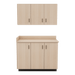 VetPro ER - 47" Wall-Mount Cabinet and Base Cabinet Exam Room Veterinary Cabinets - Kaemark