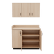 VetPro ER - 47" Wall-Mount Cabinet and Base Cabinet Exam Room Veterinary Cabinets - Kaemark