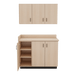 VetPro ER - 47" Wall-Mount Cabinet and Base Cabinet Exam Room Veterinary Cabinets - Kaemark