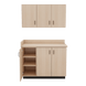 VetPro ER - 47" Wall-Mount Cabinet and Base Cabinet Exam Room Veterinary Cabinets - Kaemark