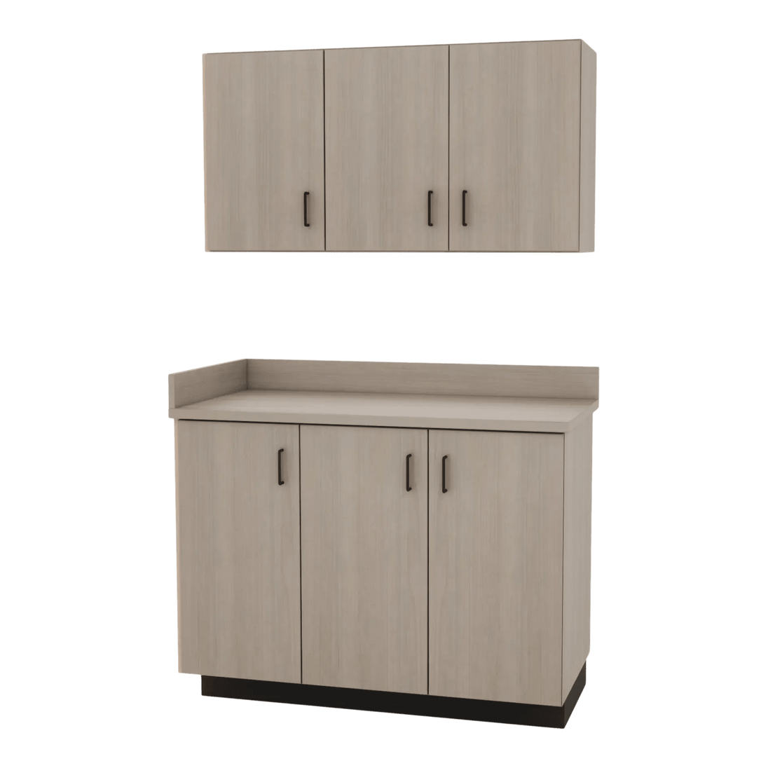 VetPro ER - 47" Wall-Mount Cabinet and Base Cabinet Exam Room Veterinary Cabinets - Kaemark