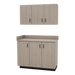 VetPro ER - 47" Wall-Mount Cabinet and Base Cabinet Exam Room Veterinary Cabinets - Kaemark