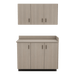 VetPro ER - 47" Wall-Mount Cabinet and Base Cabinet Exam Room Veterinary Cabinets - Kaemark