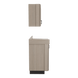 VetPro ER - 47" Wall-Mount Cabinet and Base Cabinet Exam Room Veterinary Cabinets - Kaemark