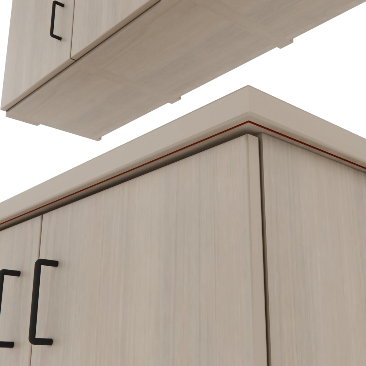 VetPro ER - 47" Wall-Mount Cabinet and Base Cabinet Exam Room Veterinary Cabinets - Kaemark