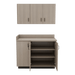 VetPro ER - 47" Wall-Mount Cabinet and Base Cabinet Exam Room Veterinary Cabinets - Kaemark