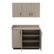 VetPro ER - 47" Wall-Mount Cabinet and Base Cabinet Exam Room Veterinary Cabinets - Kaemark