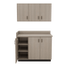 VetPro ER - 47" Wall-Mount Cabinet and Base Cabinet Exam Room Veterinary Cabinets - Kaemark