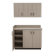 VetPro ER - 47" Wall-Mount Cabinet and Base Cabinet Exam Room Veterinary Cabinets - Kaemark