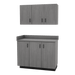 VetPro ER - 47" Wall-Mount Cabinet and Base Cabinet Exam Room Veterinary Cabinets - Kaemark