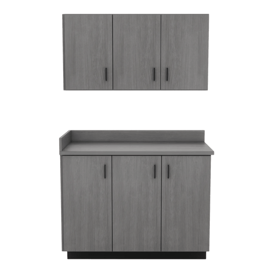 VetPro ER - 47" Wall-Mount Cabinet and Base Cabinet Exam Room Veterinary Cabinets - Kaemark