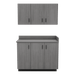 VetPro ER - 47" Wall-Mount Cabinet and Base Cabinet Exam Room Veterinary Cabinets - Kaemark