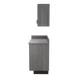 VetPro ER - 47" Wall-Mount Cabinet and Base Cabinet Exam Room Veterinary Cabinets - Kaemark