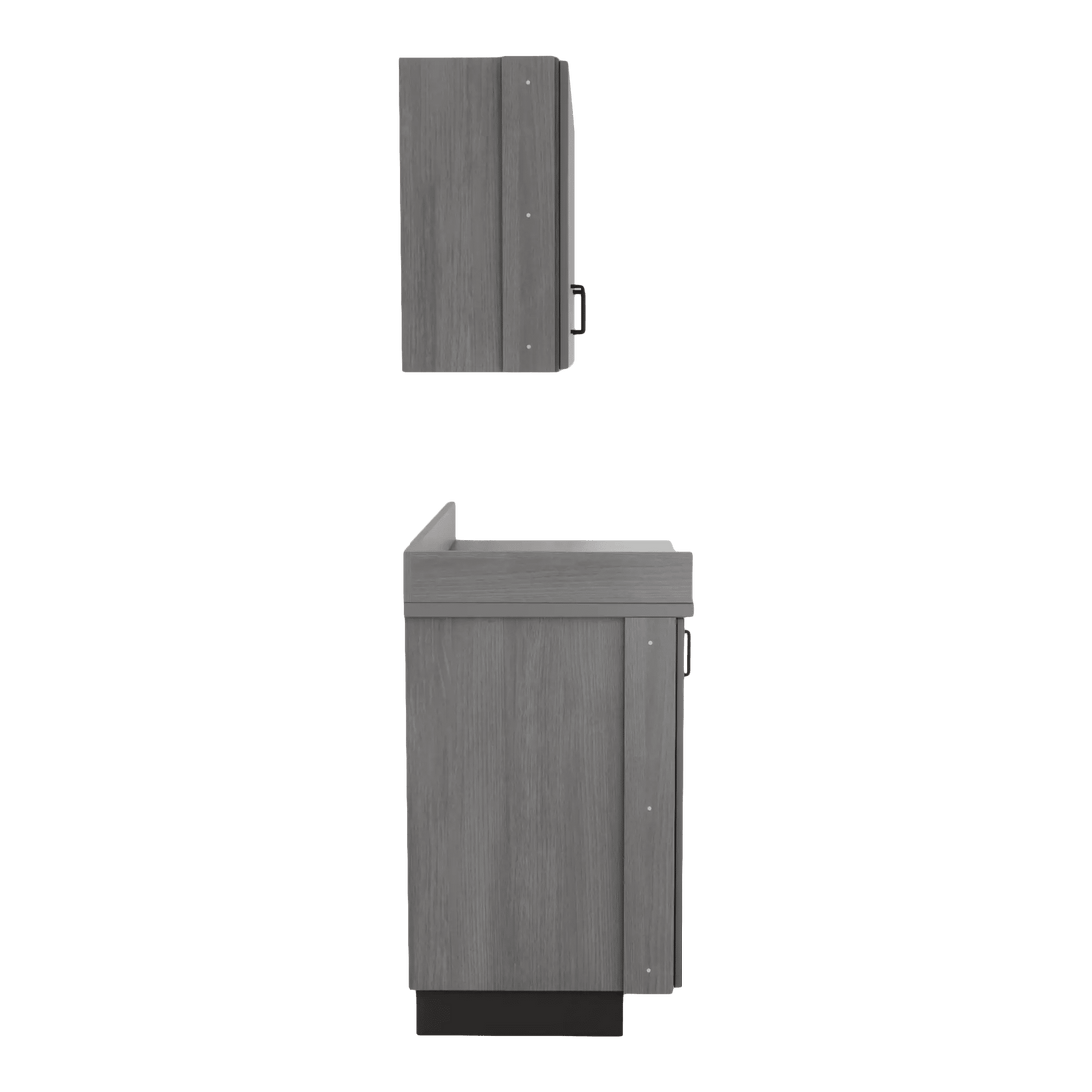 VetPro ER - 47" Wall-Mount Cabinet and Base Cabinet Exam Room Veterinary Cabinets - Kaemark