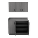 VetPro ER - 47" Wall-Mount Cabinet and Base Cabinet Exam Room Veterinary Cabinets - Kaemark