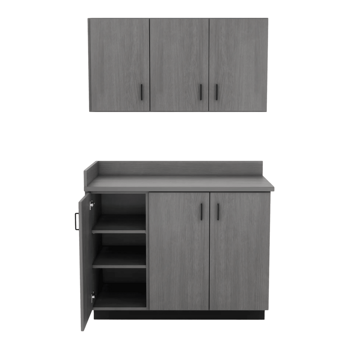 VetPro ER - 47" Wall-Mount Cabinet and Base Cabinet Exam Room Veterinary Cabinets - Kaemark