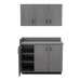 VetPro ER - 47" Wall-Mount Cabinet and Base Cabinet Exam Room Veterinary Cabinets - Kaemark