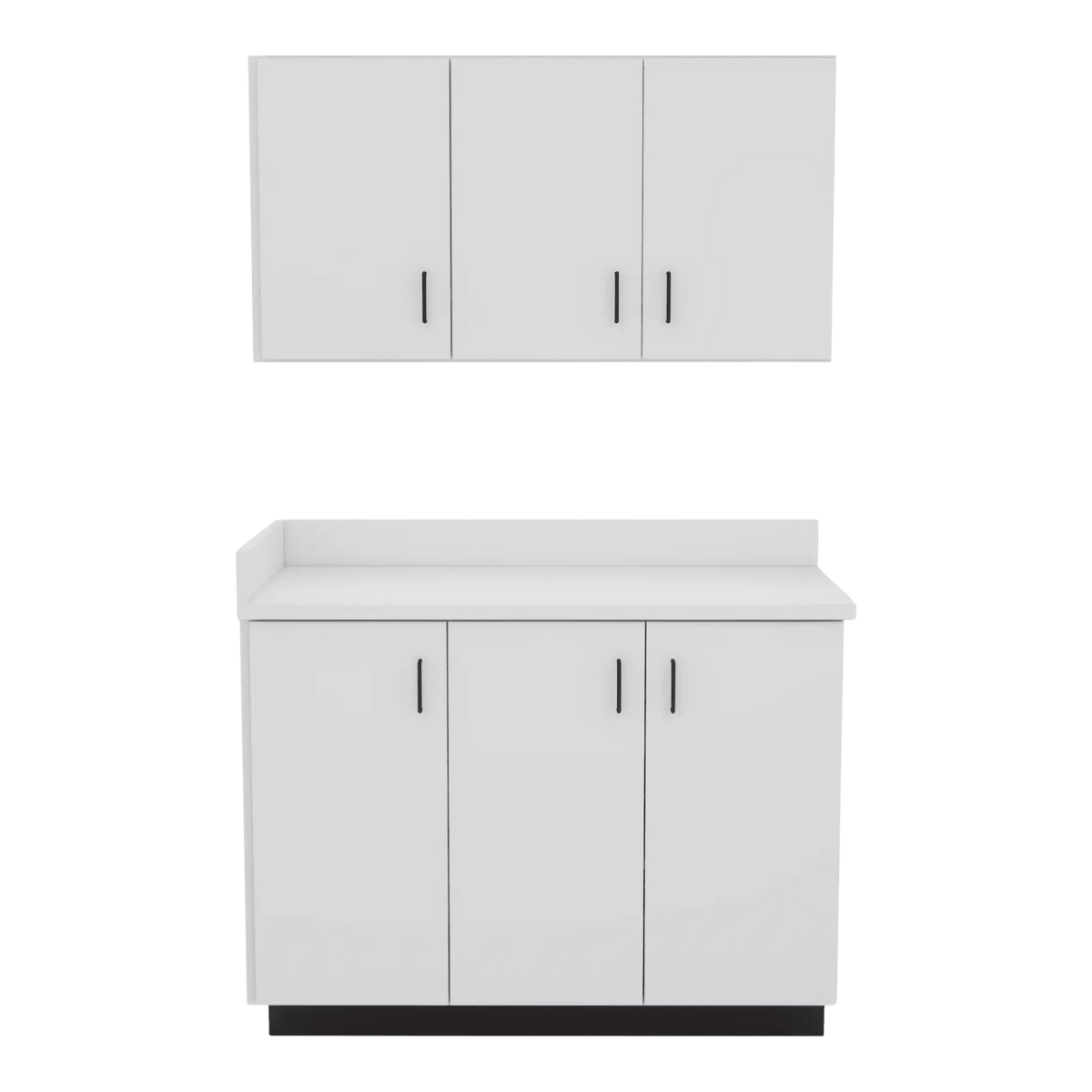 VetPro ER - 47" Wall-Mount Cabinet and Base Cabinet Exam Room Veterinary Cabinets - Kaemark