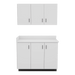 VetPro ER - 47" Wall-Mount Cabinet and Base Cabinet Exam Room Veterinary Cabinets - Kaemark