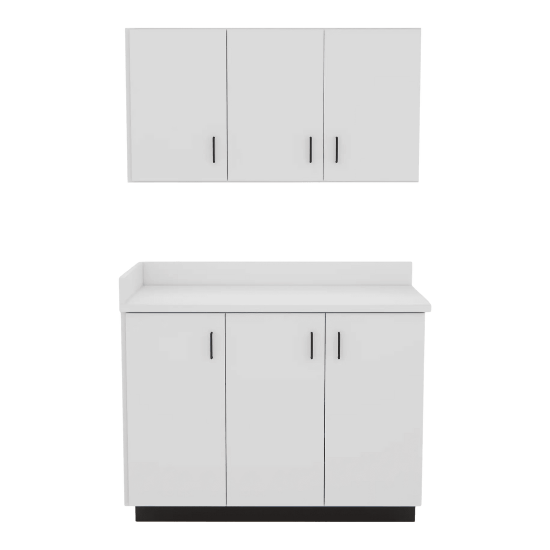 VetPro ER - 47" Wall-Mount Cabinet and Base Cabinet Exam Room Veterinary Cabinets - Kaemark