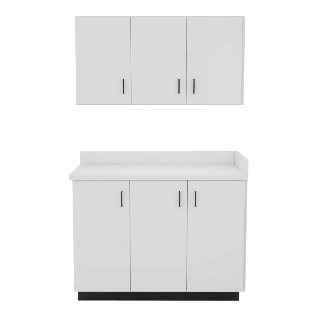 VetPro ER - 47" Wall-Mount Cabinet and Base Cabinet Exam Room Veterinary Cabinets - Kaemark
