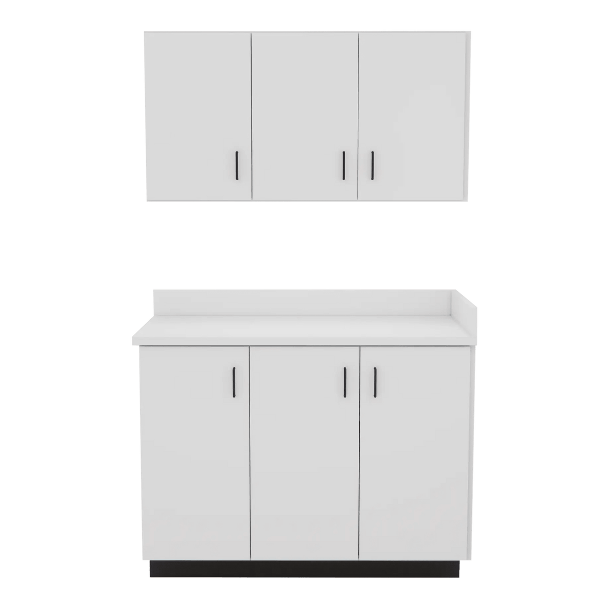 VetPro ER - 47" Wall-Mount Cabinet and Base Cabinet Exam Room Veterinary Cabinets - Kaemark