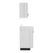 VetPro ER - 47" Wall-Mount Cabinet and Base Cabinet Exam Room Veterinary Cabinets - Kaemark